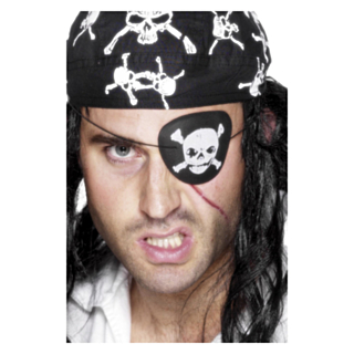 Piratögonlapp m. Döskalle