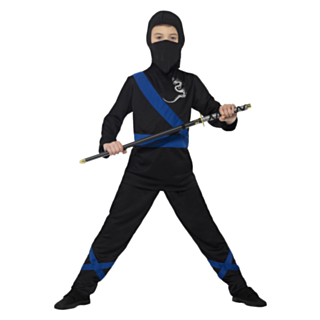 Modig Ninjakrigare Barndräkt