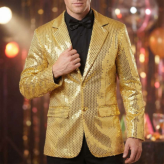 Showtime Paljettkavaj Guld