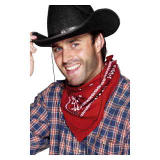 Cowboy Scarf Bandana Mörkröd