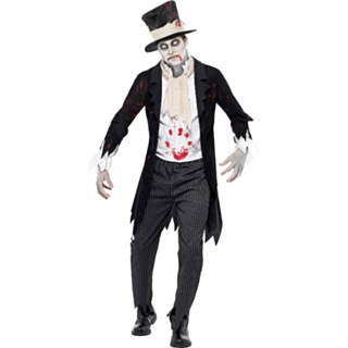 Zombiebrudgum Maskeraddräkt