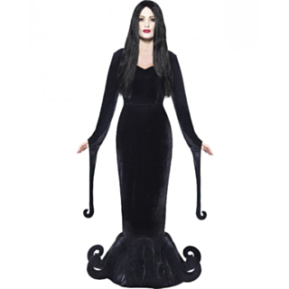 Gotisk Morticia Maskeraddräkt