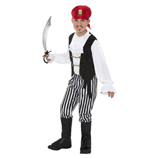Pirat Deluxe Barndräkt