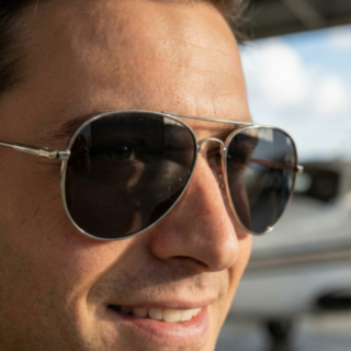 Aviator Solglasögon Silverbåge