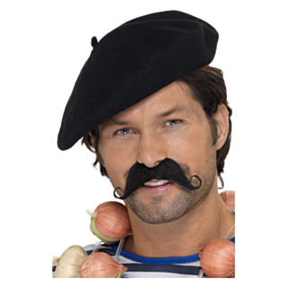 Fransk Basker Svart