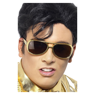 Elvis® 70-tal Solglasögon Guld