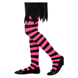 Strumpbyxor Randiga Rosa Svart