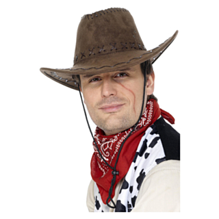Sliten Cowboyhatt Brun