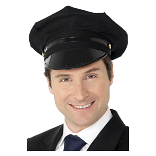 Chaufför Hatt Svart