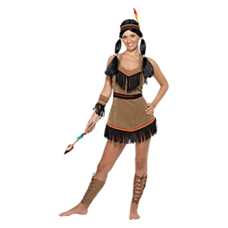 Klassisk Indian Maskeraddräkt