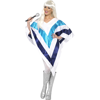 70-tal Discoponcho Maskeraddräkt