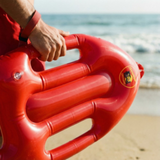 Uppblåsbar Baywatch® Livboj