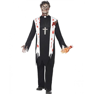 Zombiepräst Maskeraddräkt