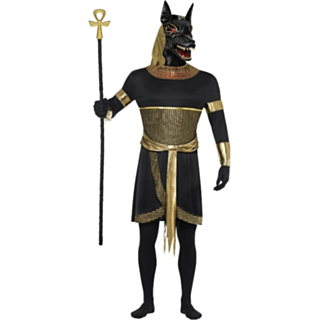 Egyptisk Gud Anubis Maskeraddräkt