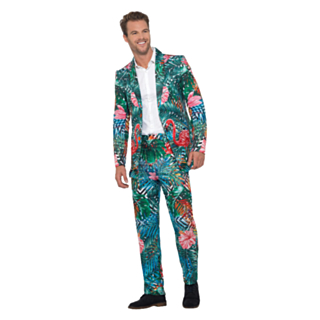 Tropisk Hawaii Flamingo Kostym