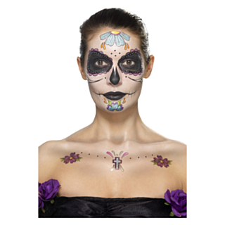 Day Of The Dead Ansiktsmålning Set