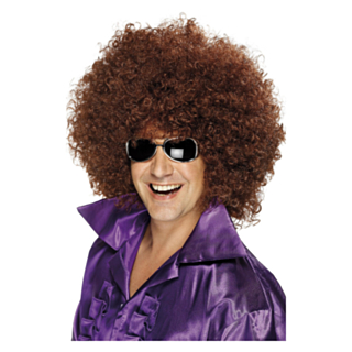 Enorm 70-tals Afroperuk Brun