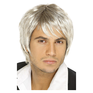 Popstjärna Peruk Brunblond