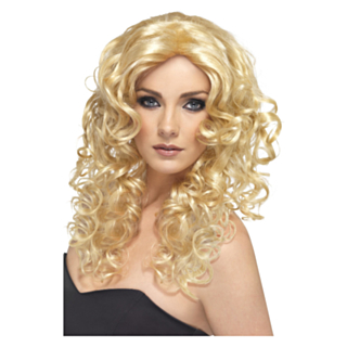 Glamourös peruk Blond
