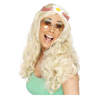 Hippie Blomma Peruk