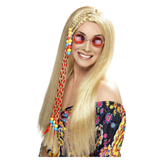 Hippieperuk Blond