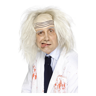 Professor Peruk Grå