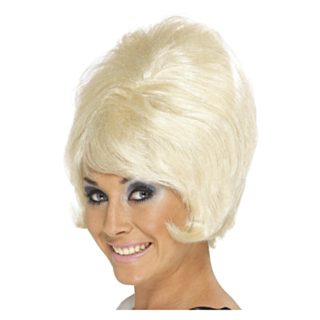 60-tal Hög Peruk Blond