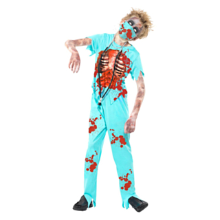 Zombiekirurg Barndräkt