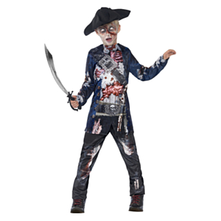 Zombiepirat Barndräkt