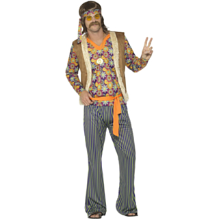 60-tal Funky Hippie Maskeraddräkt