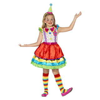Clownflicka Barndräkt