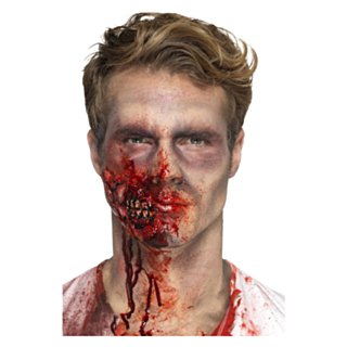 Latex Zombie Sår