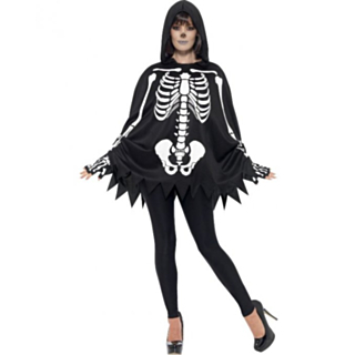 Skelett Poncho