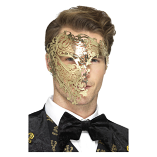 Metall Fantommask Guld