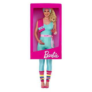 Barbie® 3D Förpackning Maskeraddräkt