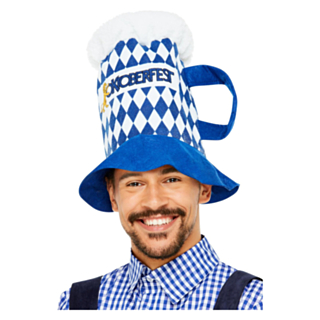 Oktoberfest Ölhatt Blå
