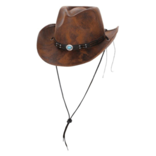 Cowboyhatt Brun