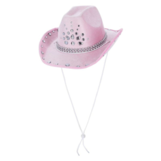 Strass Cowboyhatt Rosa