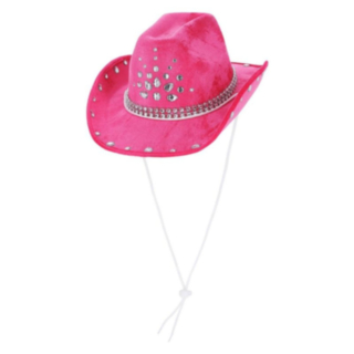 Strass Cowboyhatt Rosa