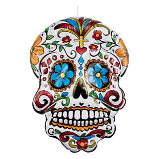 Uppblåsbar Day Of The Dead Dödskalle