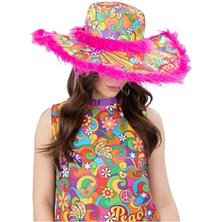 Flower Power Hippie Hatt