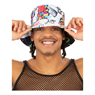 90-tal Graffiti Bucket Hat