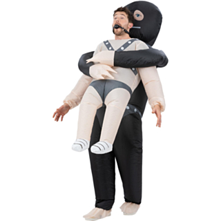 Uppblåsbar Gimp Kidnappning Maskeraddräkt