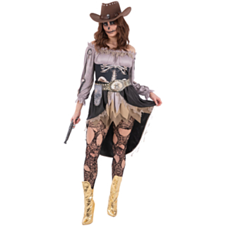 Skelett Cowboyhatt