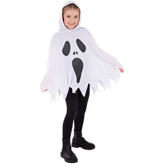 Spöke Poncho Barndräkt