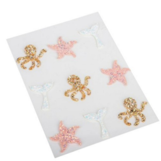 Sjöjungfru Glitter Klistermärken