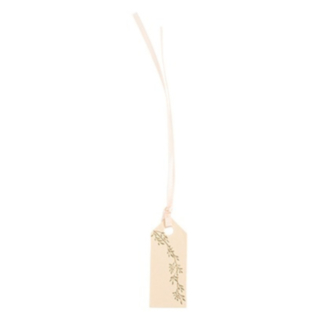 Kvistar Etiketter Blush/Guld
