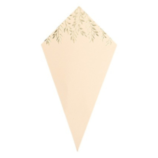 Pappersstrutar med Bladmotiv Blush