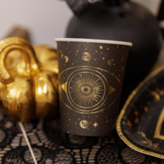 Kosmos Pappersmuggar Svart/Guld