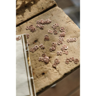 Bordskonfetti 80 År Roséguld